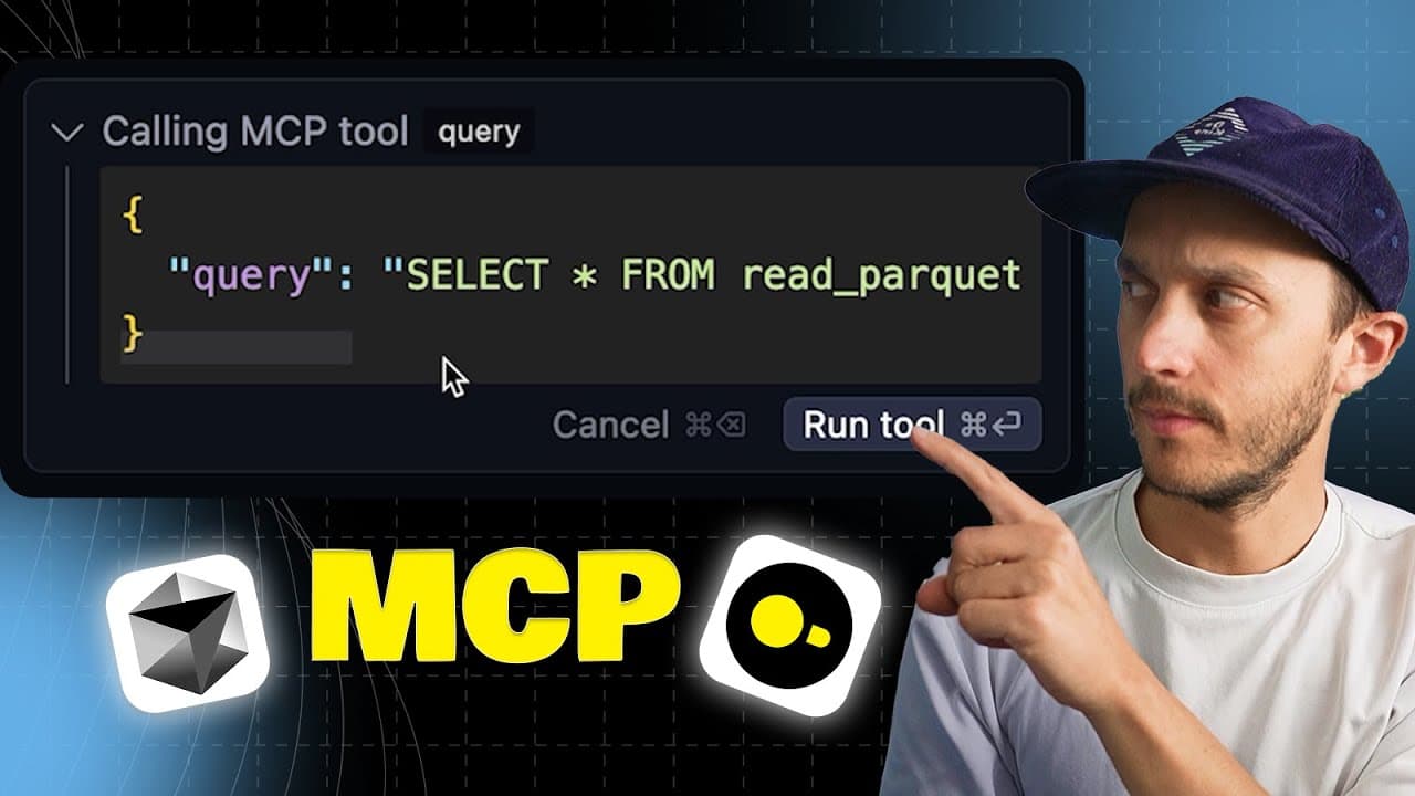 Faster Data Pipelines development with MCP and DuckDB