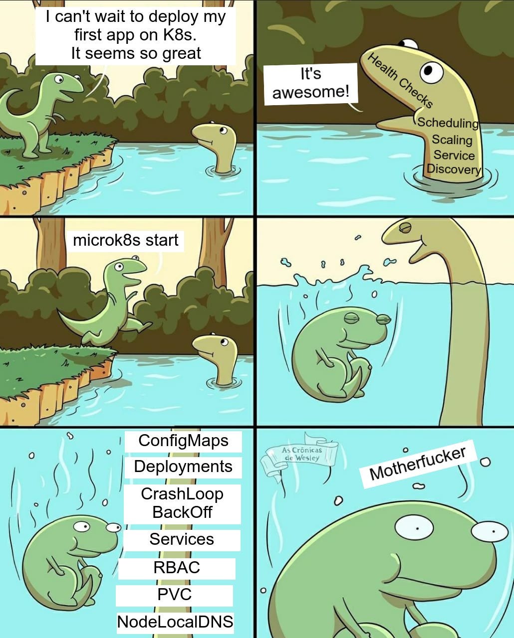 k8s iceberg meme